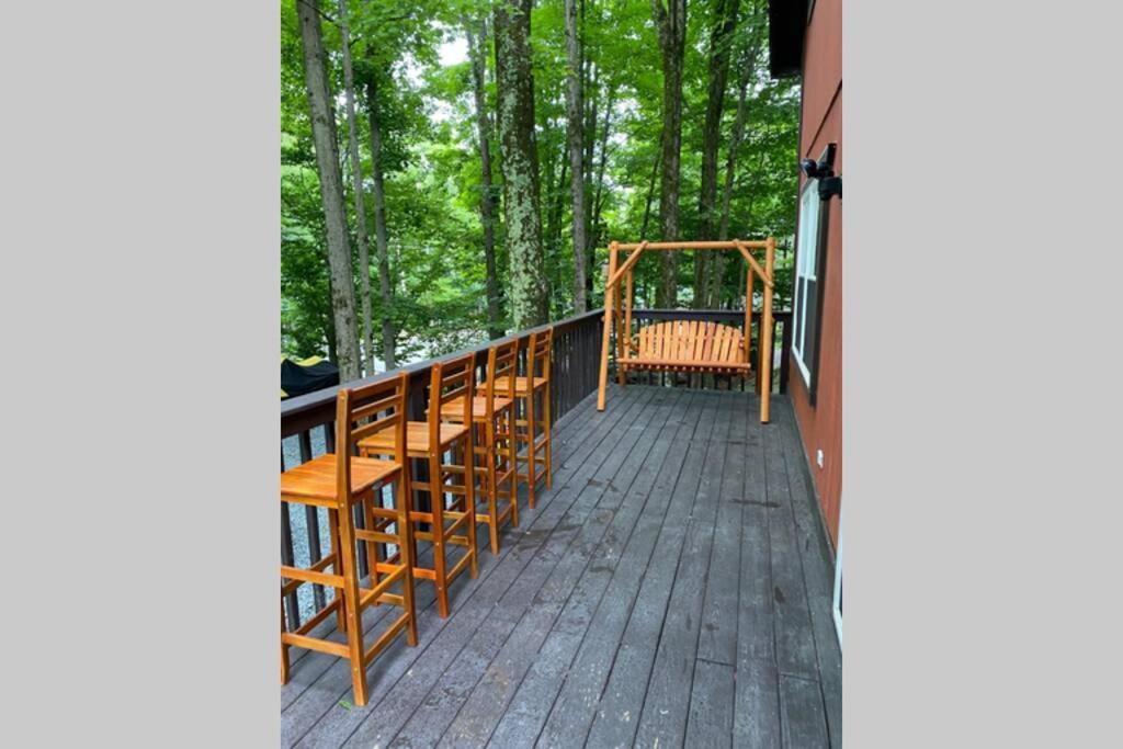 Lakeview Cabin In The Hideout Lake Ariel Exterior photo